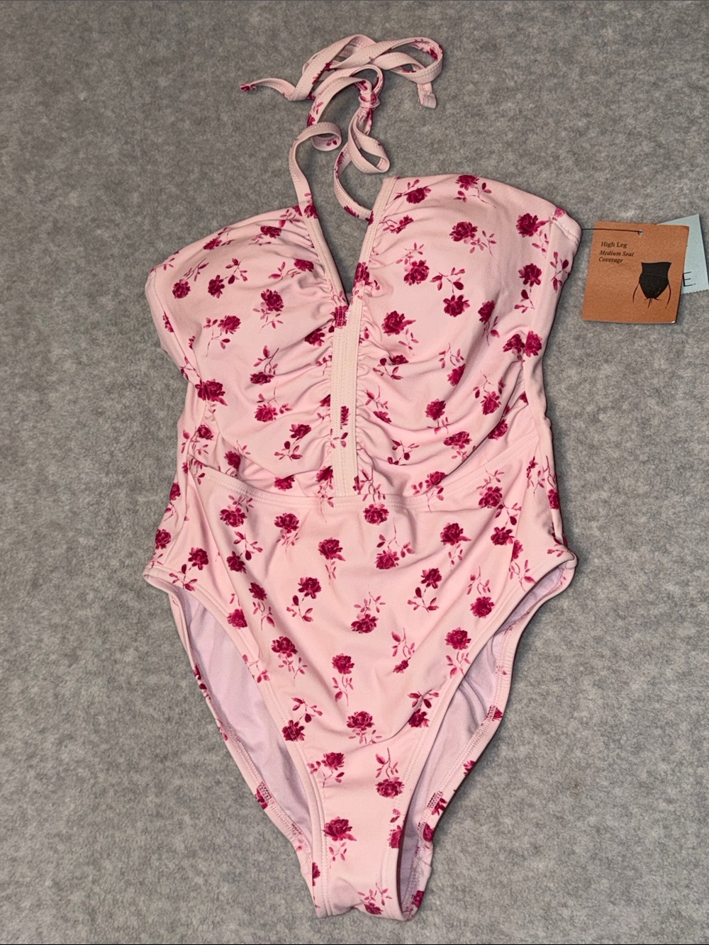 Shade & Shore floral one-piece swimsuit